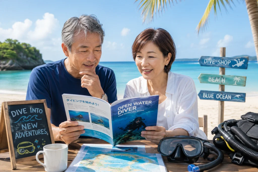 ダイビングしたい50代ご夫婦