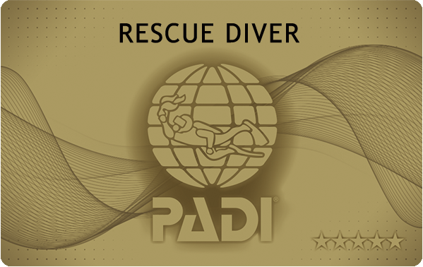 PADI レスキューダイバー ライセンスカード